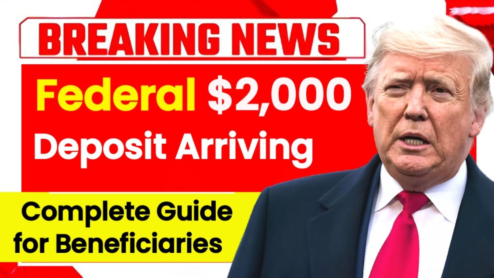 Federal $2,000 Deposit Arriving in November 2025 – Complete Guide for Beneficiaries